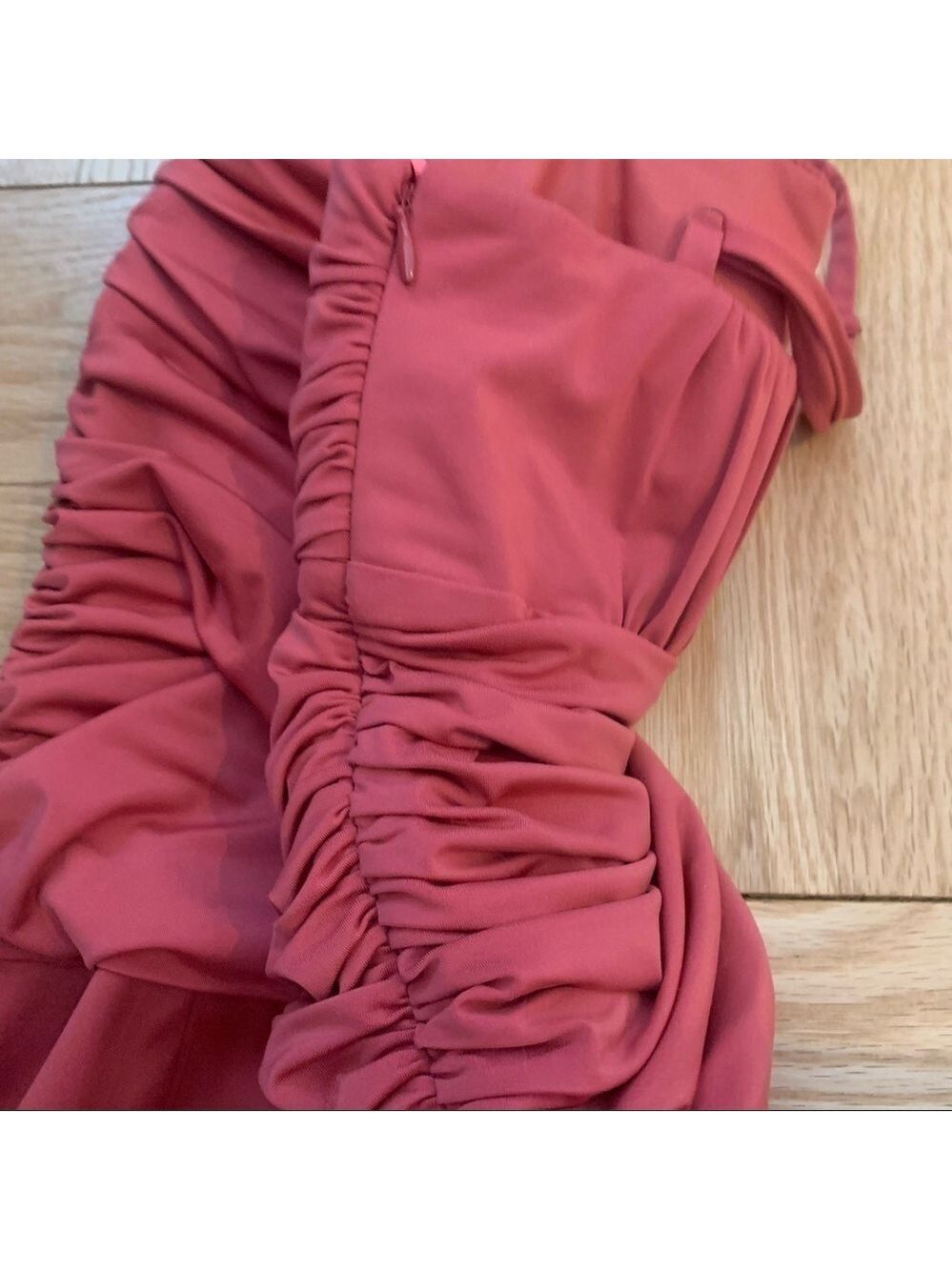 𝅺max & Cleo burnt orange cocktail dress size 2 - Picture 6 of 12